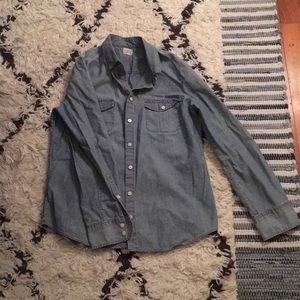 JCREW chambray button up shirt